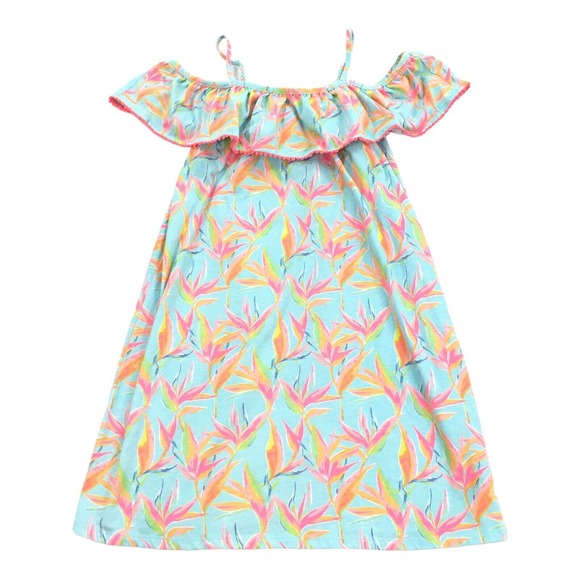 Nautica | Dresses | Nautica Birds Of Paradise Tropical Floral Print Off ...